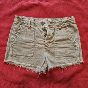 American Eagle Olive Denim Short